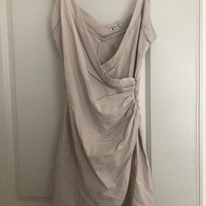 Free People, Tan Wrap Dress